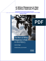 The Horn of Africa Diasporas in Italy An Oral 1St Edition Gabriele Proglio Full Chapter PDF