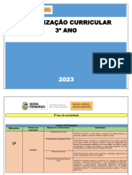 3º Ano - Organização Curricular