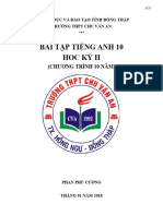 Bài Tập Tiếng Anh 10 Thí Điểm - Tiếng Anh 10 Năm - HK2