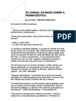 Receita Marcada 3 - Consumo Abusivo de Medicamentos - Marketing Agressivo Dos Laboratórios Farmacêuticos