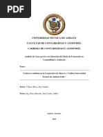 Universidad Técnica de Ambato Facultad de Contabilidad Y Auditoría Carrera de Contabilidad Y Auditoría