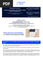 Formation Certifiante SAFe Product Owner Product Manager 6.0.1