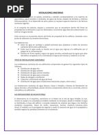 Tipos de Tuberías y Accesorios en Instalaciones Sanitarias