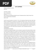 Auto Supremo: Estado Plurinacional de Bolivia Organo Judicial