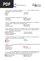 Mock Exam - Review Session