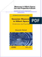 Gaussian Measures in Hilbert Space Construction and Properties Kukush Full Chapter PDF