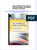 The Sociology of Hallyu Pop Culture Surfing The Korean Wave 1St Edition Vincenzo Cicchelli Full Chapter PDF