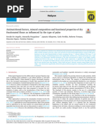 2021 Antinutritional Factors, Mineral Composition and Functional Properties of Dry