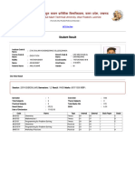 Student Result: Session: 2019-20 (REGULAR) Semesters: 1,2 Result: PASS Marks: 807/1350 COP