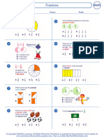 Worksheet Math Grade 4 Fractions 4 0