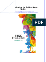 Thick Evaluation 1St Edition Simon Kirchin Full Chapter PDF