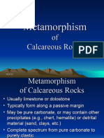 Metamorphism of Calcareous Rocks