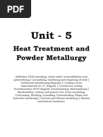 UNIT V - Heat Treatment and Powder Metallurgy