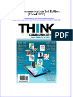 Think Communication 3Rd Edition PDF Full Chapter PDF