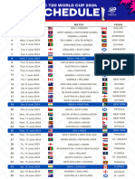 Sportstar T20 World Cup 2024 Schedule