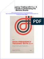 High Frequency Trading With C A Practical Guide To Dominating The Markets Bisette Full Chapter PDF