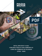 (CFSD - 2025) : Edital Drh/Crs #10/2024 Concurso Público para Admissão Ao Curso de Formação de Soldados