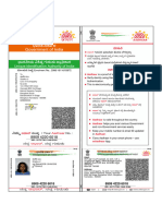 Shalika New Aadhaar