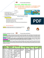 5° Grado D Unidad de Aprendizaje Junio 2024