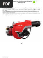 Gas XP 60/M Ce-Lx: Gas Burners Low Nox Two Stages Progressive or Modulating