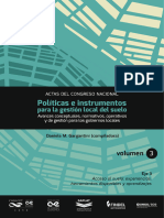 Políticas e Instrumentos para La Gestión Local Del Suelo