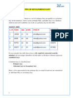 Types of Keys Foreign Key - Notes Lyst5601