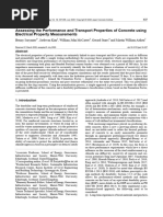 Japan Concrete Institute - Assessing The Performance and Transport Properties of Concrete Using Electrical Property Measurements