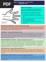 Oral Language Kindergarten Handout PDF