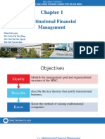 Chapter 1. Multinational Financial Management