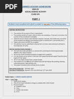 2024-25 Social Science Activity (Part 1)