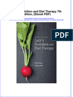 Lutzs Nutrition and Diet Therapy 7Th Edition PDF Full Chapter PDF