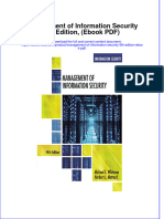 Management of Information Security 5Th Edition PDF Full Chapter PDF