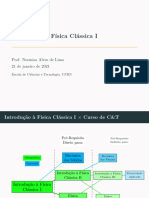 Introdução A Física Clássica 1, Mecânica