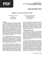 Combined Cycle Optimization