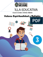 Cartilla 3 de Secundaria Religion