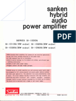 Sanken SI-1000G-Series Hybrid Audio Amp