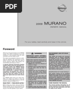 2009 Murano Owner Manual