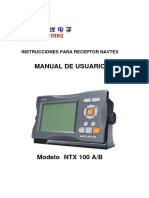 CY Navtex NTX100 Manual de Usuario