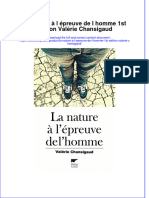 Ebook PDF of La Nature À L Épreuve de L Homme 1St Edition Valérie Chansigaud Full Chapter