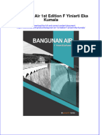 Ebook PDF of Bangunan Air 1St Edition F Yiniarti Eka Kumala Full Chapter