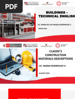 Clase N°2 Construction Materials Descriptions - Buildings