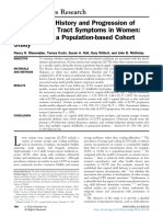 Reproductive History and Progression of Lower Urinary Tract Symptoms in Women