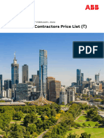 Electrification Builders & Contractors PriceList 2024