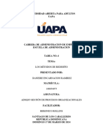 Tarea 6 Gestión de Procesos Organizacionales