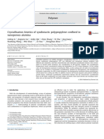 Crystallization Kinetics of Syndiotactic Polypropylene Confined in Nanoporous Alumina