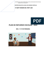 Plan Refuerzo Escolar 4° A - 2024