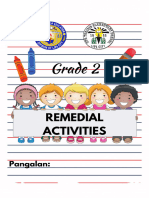 Remedial Activities Reading Booklet