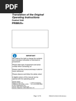 Metal Detector Instruction For Operation - EN