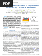 Symmetric BSIM-SOIPart I A Compact Model For Dynamically Depleted SOI MOSFETs