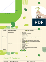 Eureka Experiment Plan